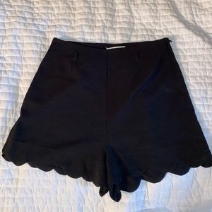 Black dress shorts